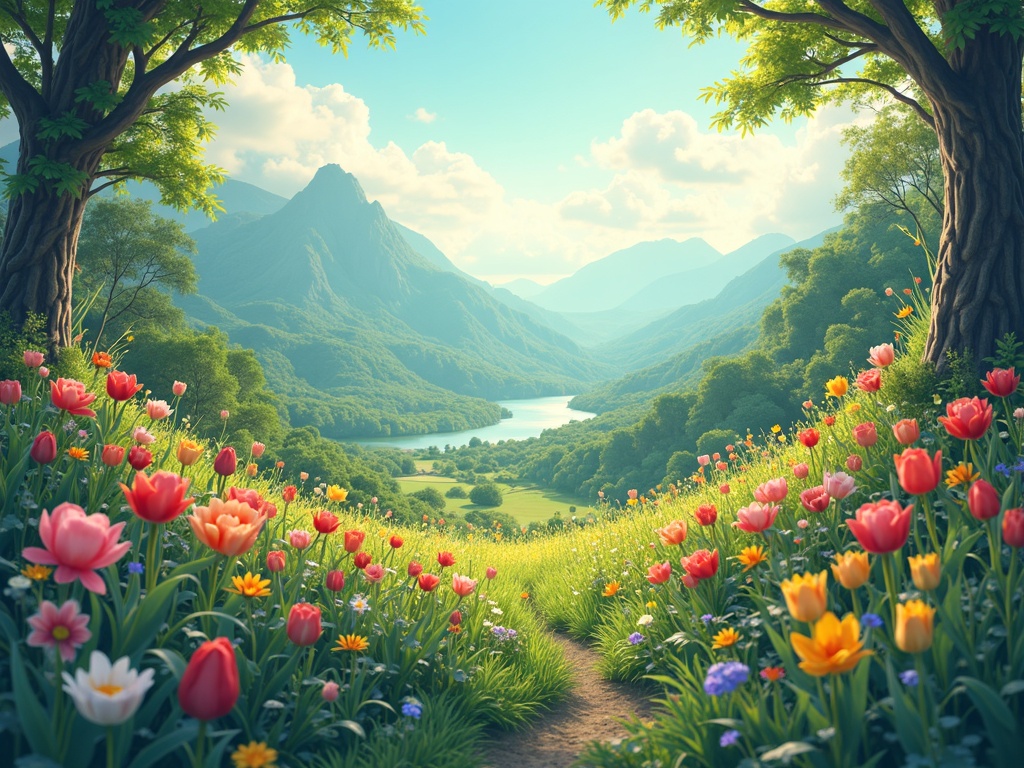 Abril: Um Mês de Transição Climática e Beleza Natural